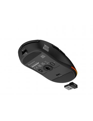 GENESIS Zircon XIII mouse-uri Gaming Ambidextru RF Wireless + USB Type-C Optice 26000 DPI