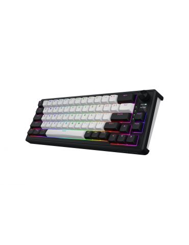 HATOR Skyfall 65 MAG ULTIMA 8K wireless tastaturi Gaming USB + RF Wireless + Bluetooth QWERTY Engleză SUA Negru, Alb