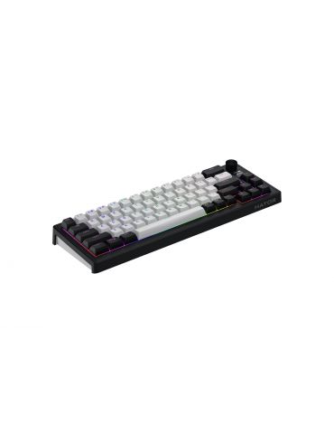 HATOR Skyfall 65 MAG ULTIMA 8K wireless tastaturi Gaming USB + RF Wireless + Bluetooth QWERTY Engleză SUA Negru, Alb