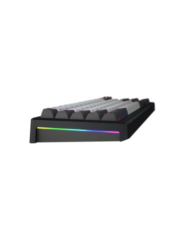 HATOR Skyfall Pro Wireless 65 tastaturi Gaming USB + RF Wireless + Bluetooth QWERTY Engleză SUA Negru, Gri