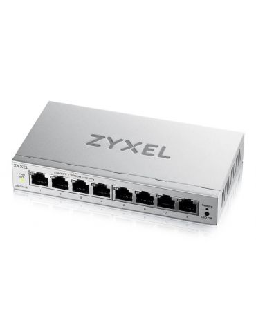 Zyxel GS1200-8V3 Gestionate L2 Gigabit Ethernet (10 100 1000) Spaţiul de lucru Gri - Tik.ro