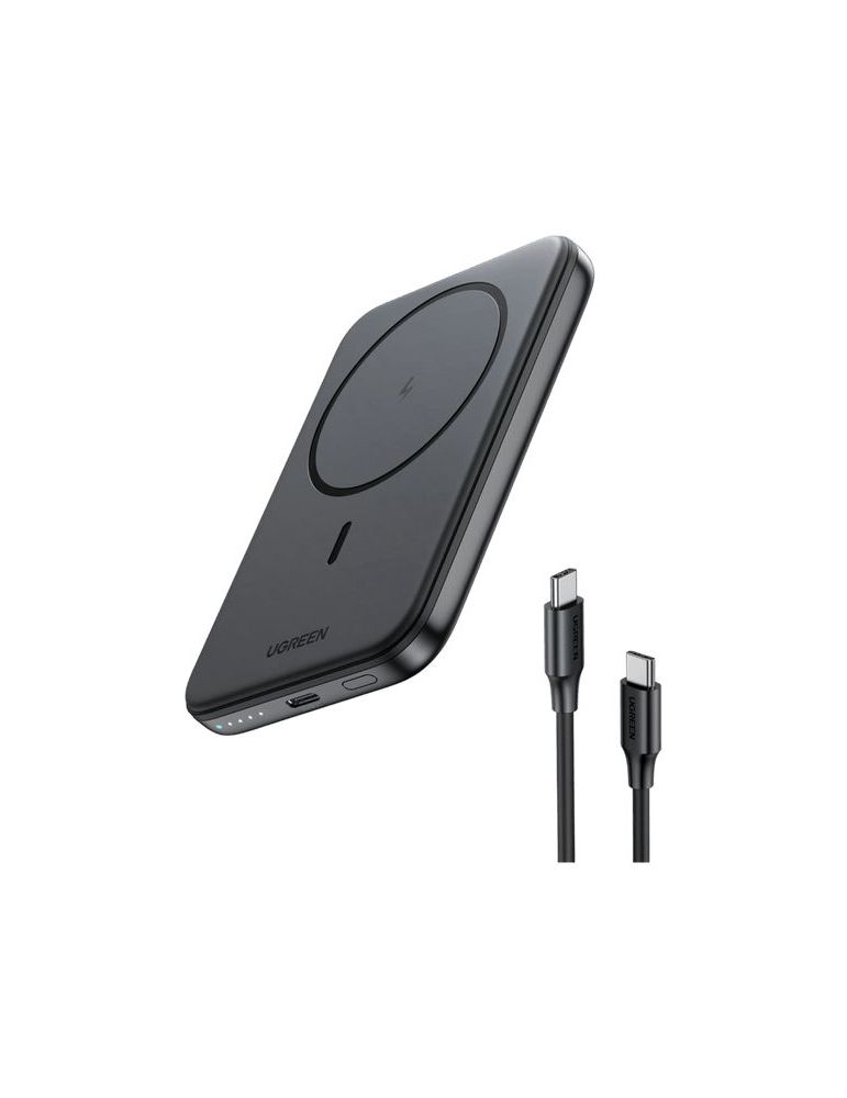 cameră de supraveghere fără fir Ugreen 25207 acumulatoare 5000 mAh Încărcare fără fir Negru