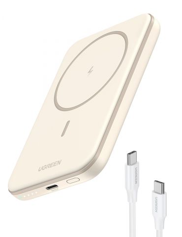 Ugreen 25207 acumulatoare 5000 mAh Încărcare fără fir Negru
