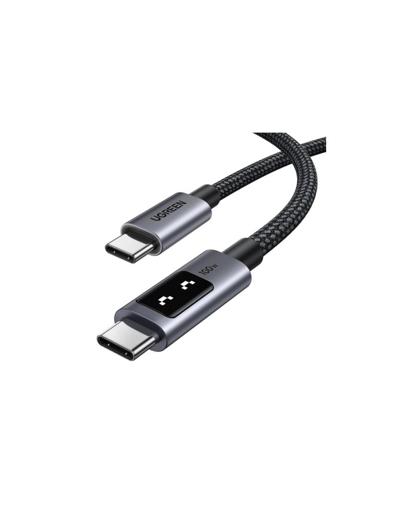Storage & Data Transfer Cables CABLU alimentare si date Ugreen, "L509", Fast Charging Data Cable pt. smartphone, USB Type-C la USB Type-C 100W/5A, 3m, braided,