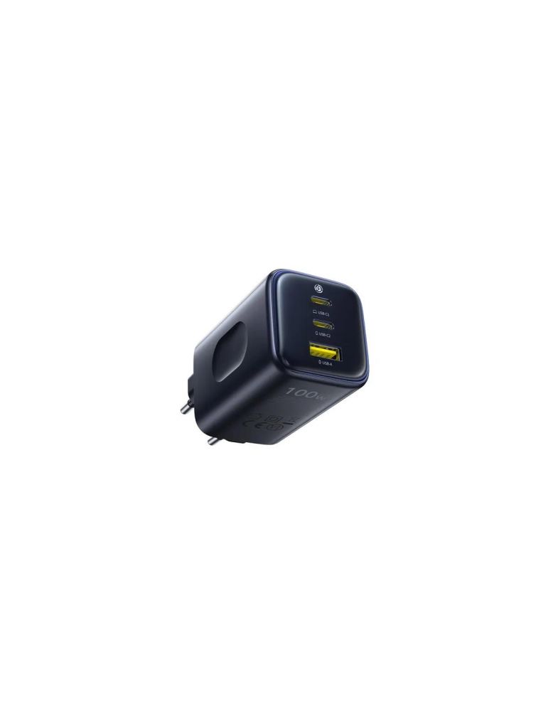 INCARCATOR retea Baseus PicoGo AE11, 100W, 1 x USB, 2 x USB Type-C, negru "E0121400" (include TV 0.18lei) - 6932172699932
