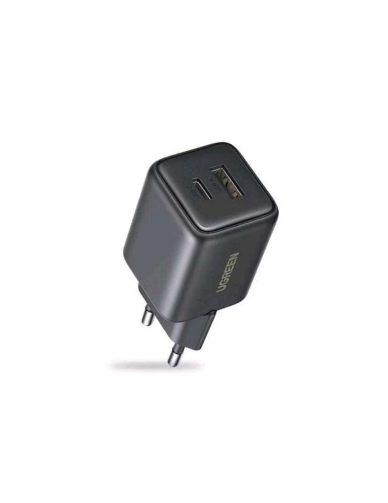 INCARCATOR retea Ugreen, "X514" Quick Charge 20W GaN, 1 x USB Type-C, 1x USB, negru "65737" (timbru verde 0.18 lei)
