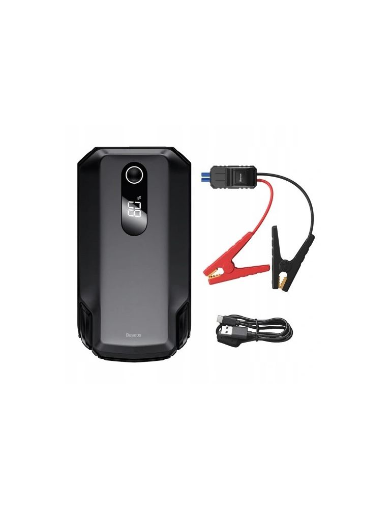 Vehicle Jump Starters STARTER auto Baseus Super Energy Max pentru pornire / incarcare auto 20000mAh 5V/3A, 1000A, USB, negru "C0120500" (timbru verde