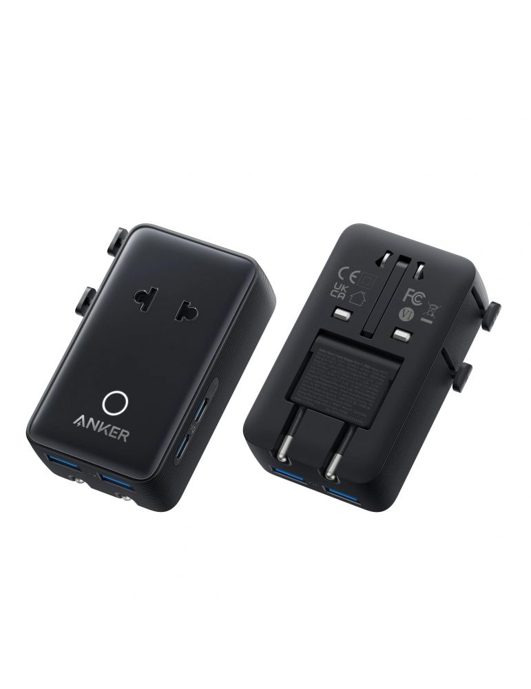 Travel Converters & Adapters ALIMENTATOR SmartPhone la 220V Anker Anker Nano Travel Adapter (5-in-1, 20W) (H)Offline - UN (excluded CN, Europe) Black 1 "A921
