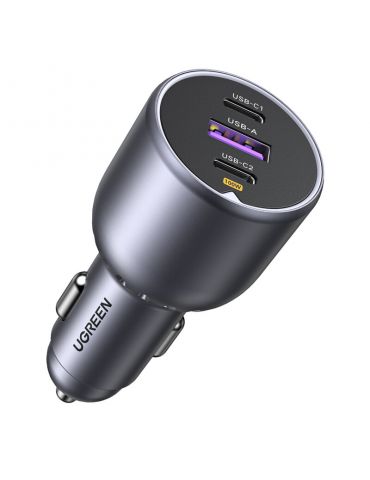 Ugreen 130W 3-Port Fast Car... - Tik.ro