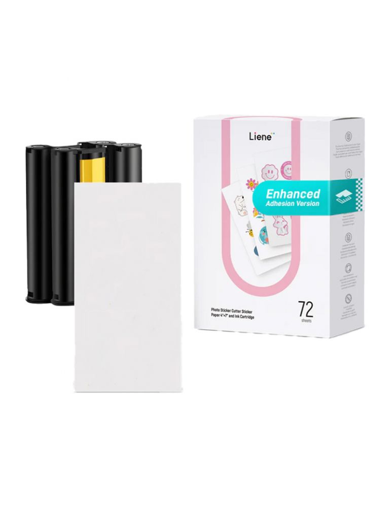 Liene Hârtie pentru imprimantă Liene PixCut, 4x7", 72 coli