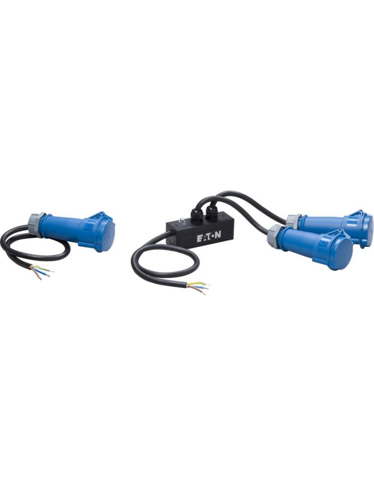 Extension Cords Output cable 32A, hardwired to 2 x 32A