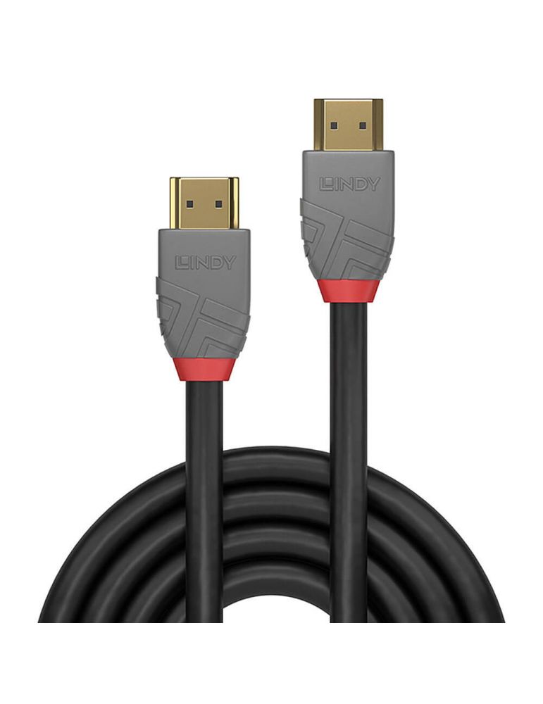 Lindy Cablu HDMI 2.0, 4K@60Hz, 15.0m, Anthra Line, 36968, Lindy