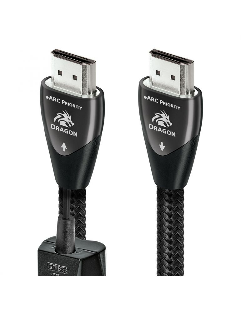 Audio & Video Cables Cablu HDMI 8K-10K AudioQuest Dragon eARC Priority 48Gbps 2m