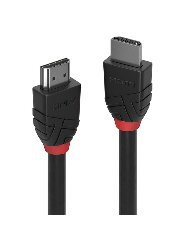 Audio & Video Cables Cablu HDMI high speed, 50 cm, Lindy, Black Line