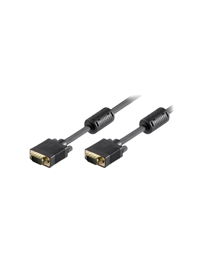 Audio & Video Cables Cablu VGA tată – VGA tată, 15 m, Full HD, dublu ecranat – Goobay 68139