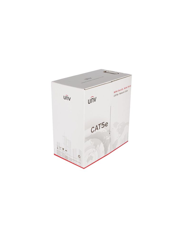 Network Cables Cablu UTP cat5e 0.45mm, cupru integral, cutie 305 metri, ECA - UNV CAB-LC2100A-E2-ECA-IN