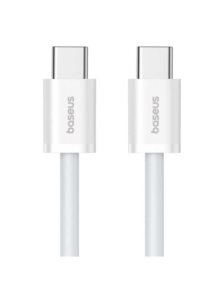 Storage & Data Transfer Cables CABLU alimentare si date Baseus Superior, Fast Charging Data Cable pt. smartphone, USB Type-C la USB Type-C 30W, 1m, alb "P10365