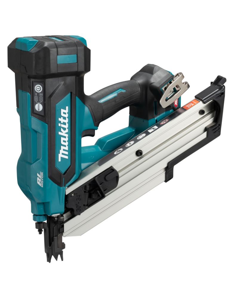Nailers & Staplers MAKITA BN001GZ Pistol pentru cuie pentru lemn brushless, Li-Ion, 40V XGT, 50-90 mm, fara acumulator in set (SOLO)