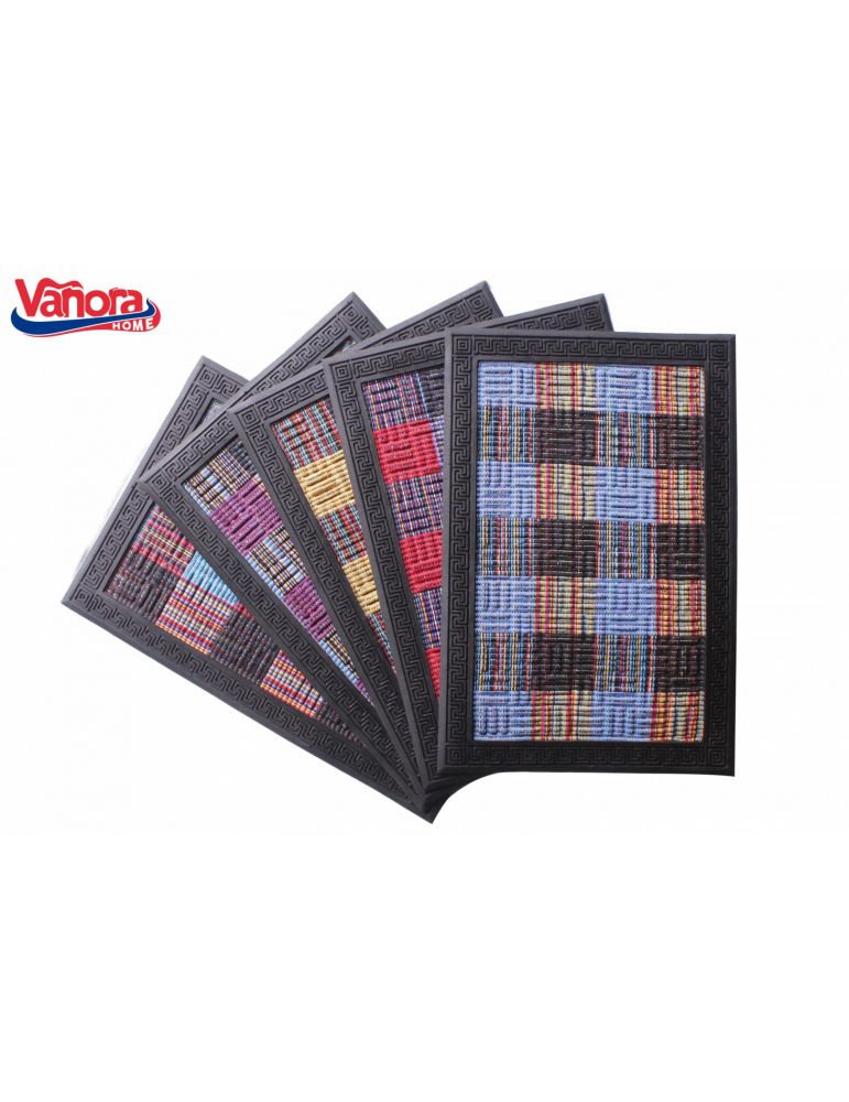 COVORAS INTRARE ANTIDERAPANT TEXTIL MULTICOLOR 40X60 CM, VANORA HOME