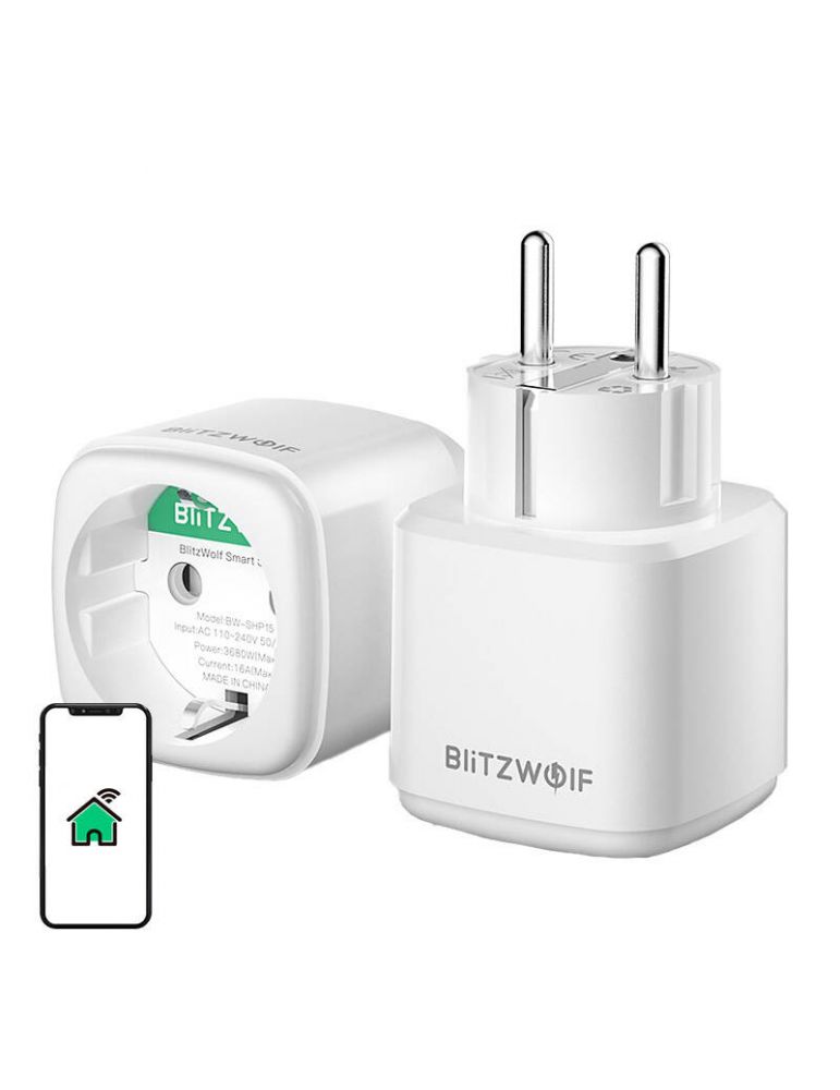 Wall Socket Controls & Sensors Priză inteligentă Blitzwolf BW-SHP15, ZigBee, 3680W