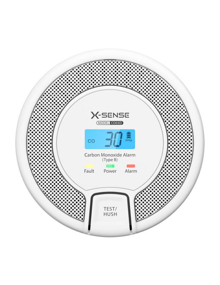 Smoke & Carbon Monoxide Detectors Detector de monoxid de carbon X-Sense CO03D