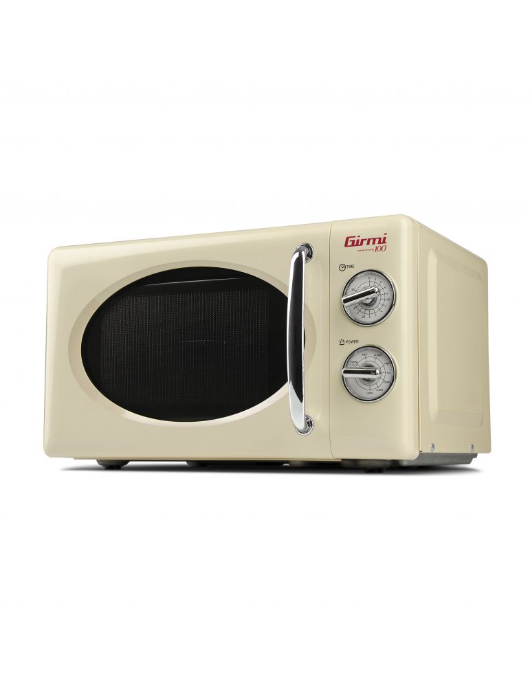 GIRMI Cuptor cu microunde FM21, 20l, 700W, Grill, Retro, crem Girmi