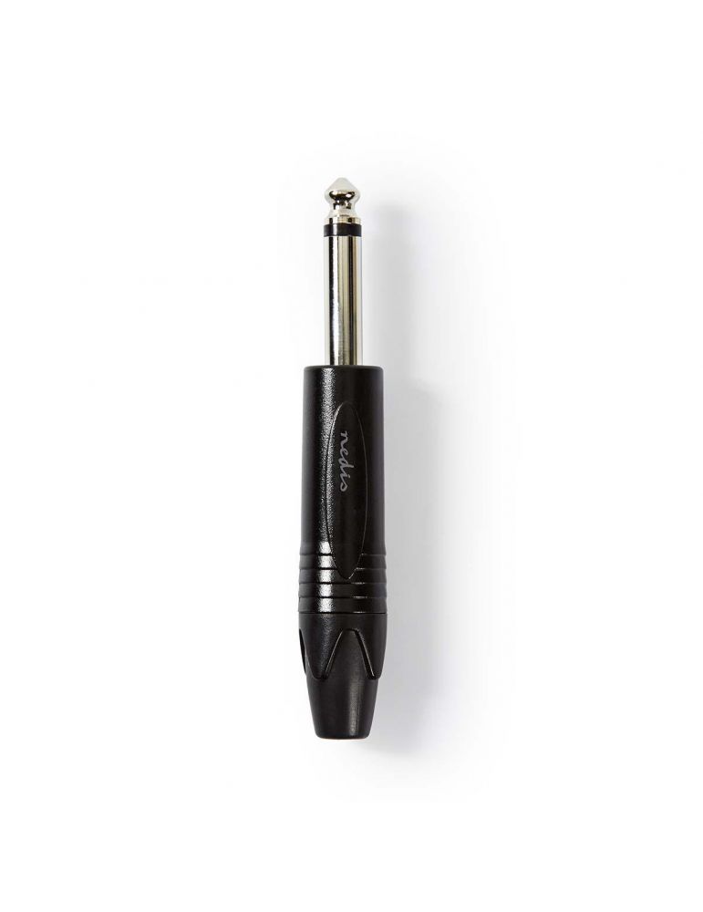 Audio & Video Cable Adapters & Couplers Conector audio mono Nedis 6.35 mm tata, negru