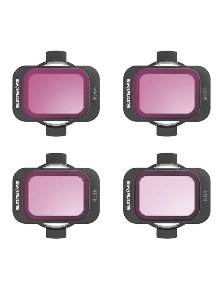 Camera & Optic Accessories Set de 4 filtre ND 8/16/32/64 Sunnylife pentru DJI Avata 2