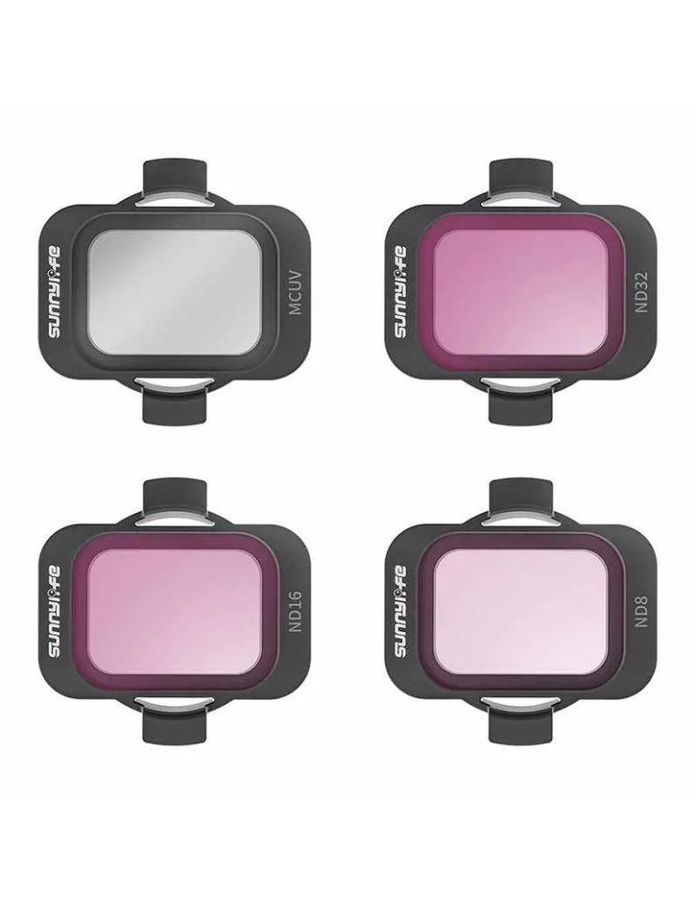 Set de 4 filtre Sunnylife MCUV, ND8/16/32 pentru DJI Avata 2