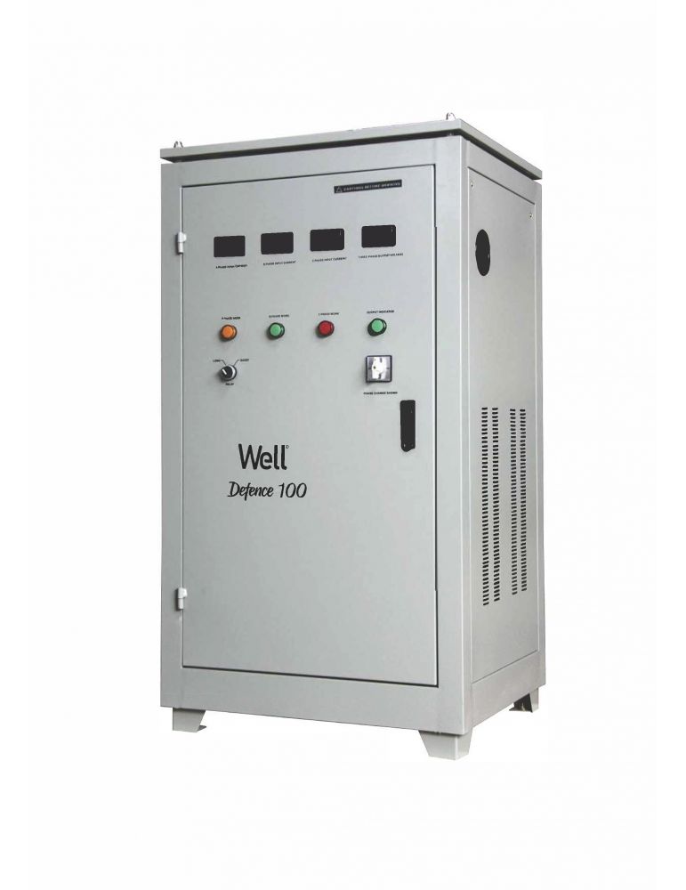 Well Stabilizator automat de tensiune trifazat 100KVA/ 80KW, Well - cu garantie conditionata prin proces verbal de punereinfunctiune
