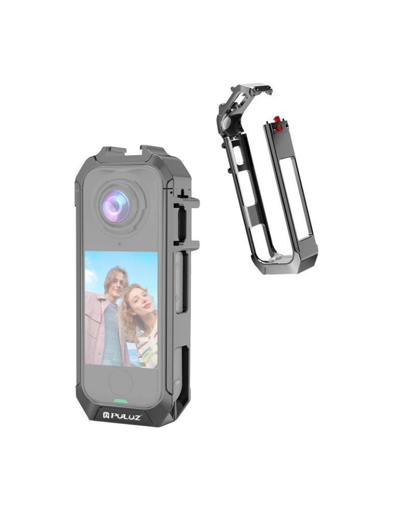 Camera & Optic Accessories Carcasă metalică de protecție Puluz pentru Insta 360 X4 Air (gri)