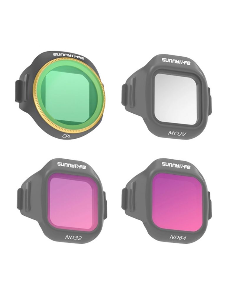 Camera & Optic Accessories Set de 4 filtre Sunnylife MCUV + CPL + ND32 + ND64 pentru MINI 5 Pro