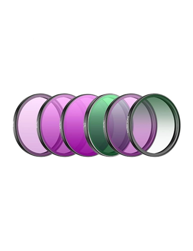 Camera & Optic Accessories Set de filtre pentru DJI Action 6 (CPL/ND8/16/32/64/Black Mist 1/4)