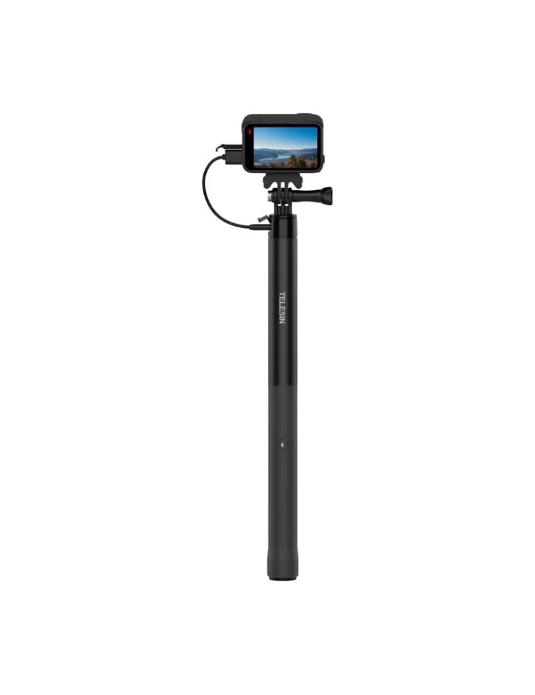 Camera & Optic Accessories Selfie-stick cu Telesin powerbank pentru camere sportive / smartphone-uri S1-CSS-05