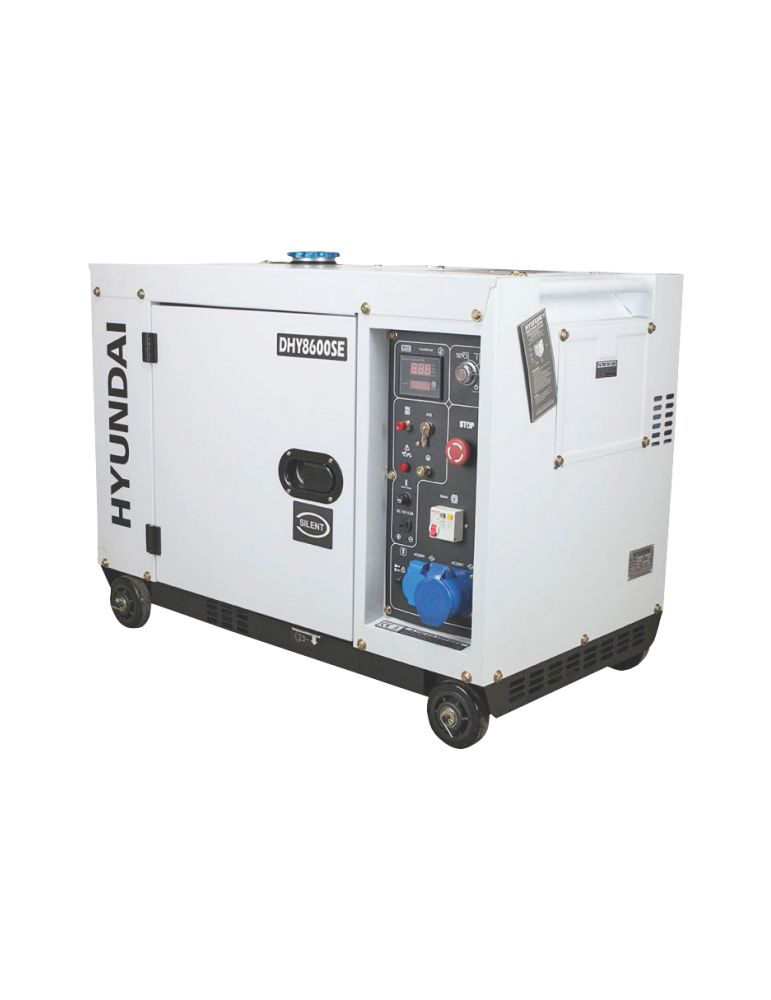 bloc masura monofazat Generator de curent monofazat cu motor diesel Hyundai DHY-8600SE