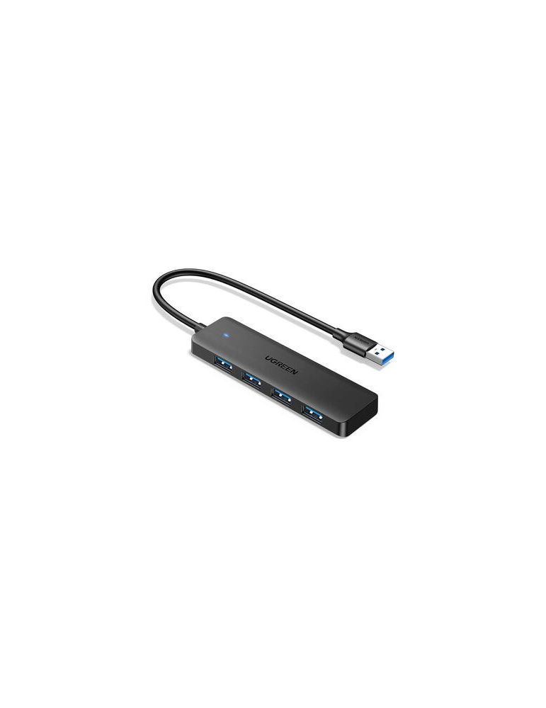 USB & FireWire Hubs HUB extern Ugreen, "CM219" porturi USB: USB 3.0 x 4, conectare prin USB 3.0, aluminiu, lungime 1m, negru, "35574" - 694187623574