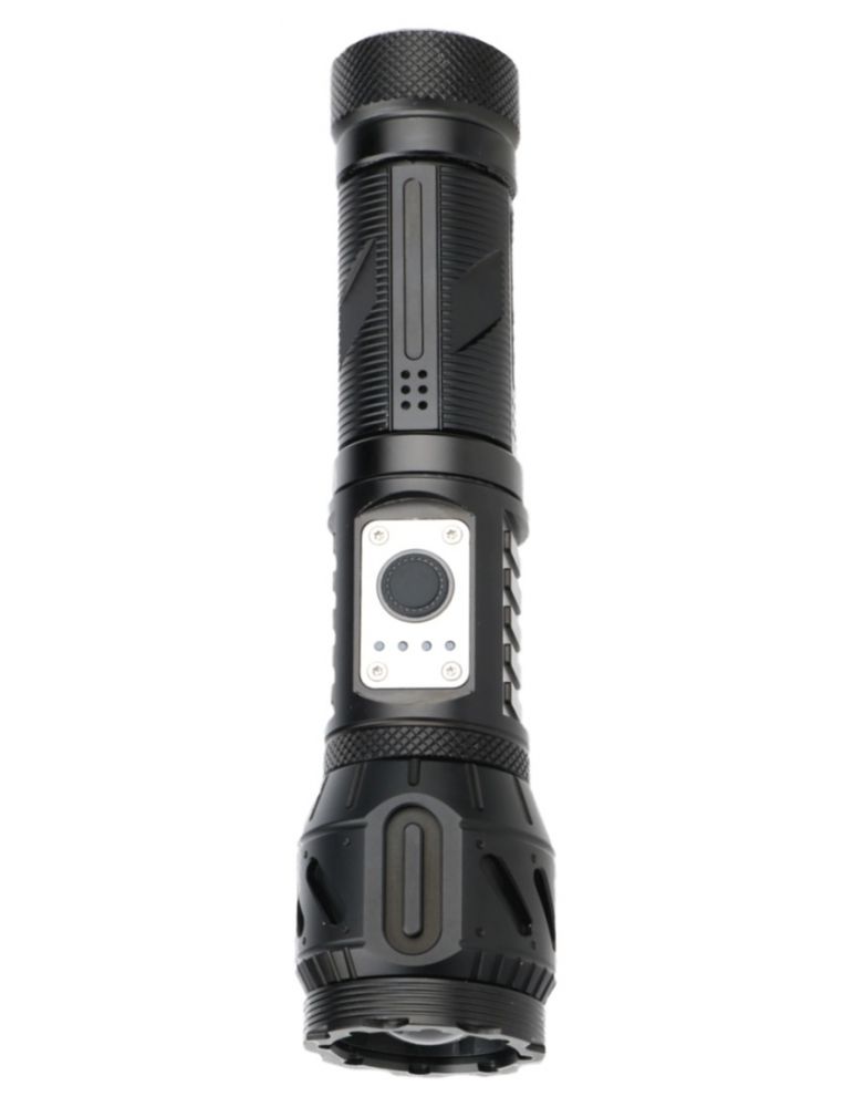 Flashlights & Headlamps Lanterna cu acumulator litiu L26650x1 metal led ZOOM XPH160 1600 lm + power display + cablu incarcare USB tip C TL-8230-4 NEW