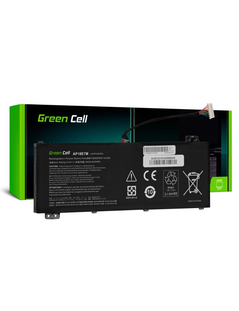 Laptop Batteries Baterie Laptop Acer Nitro 5 AN515-44 AN515-45 AN515-54 AN515-55 AN515-57-58, 3620mAh, AC83 Green Cell