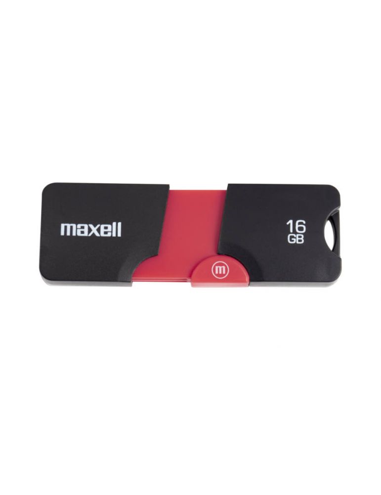 Storage Devices Memorie flash Maxell Flix 16GB, USB 2.0, negru/rosu