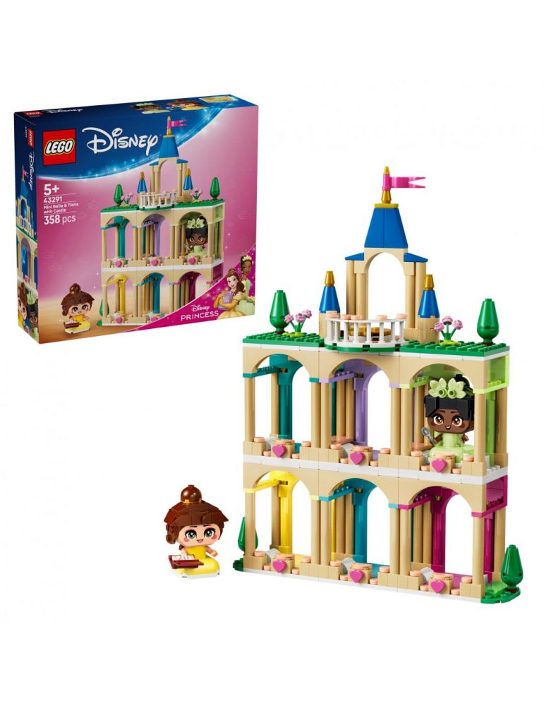 Toys MINIPRINTESELE BELLE SI TIANA LA CASTEL LEGO43291