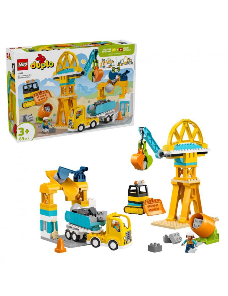 SANTIER SI VEHICULE DE CONSTRUCTII LEGO10476