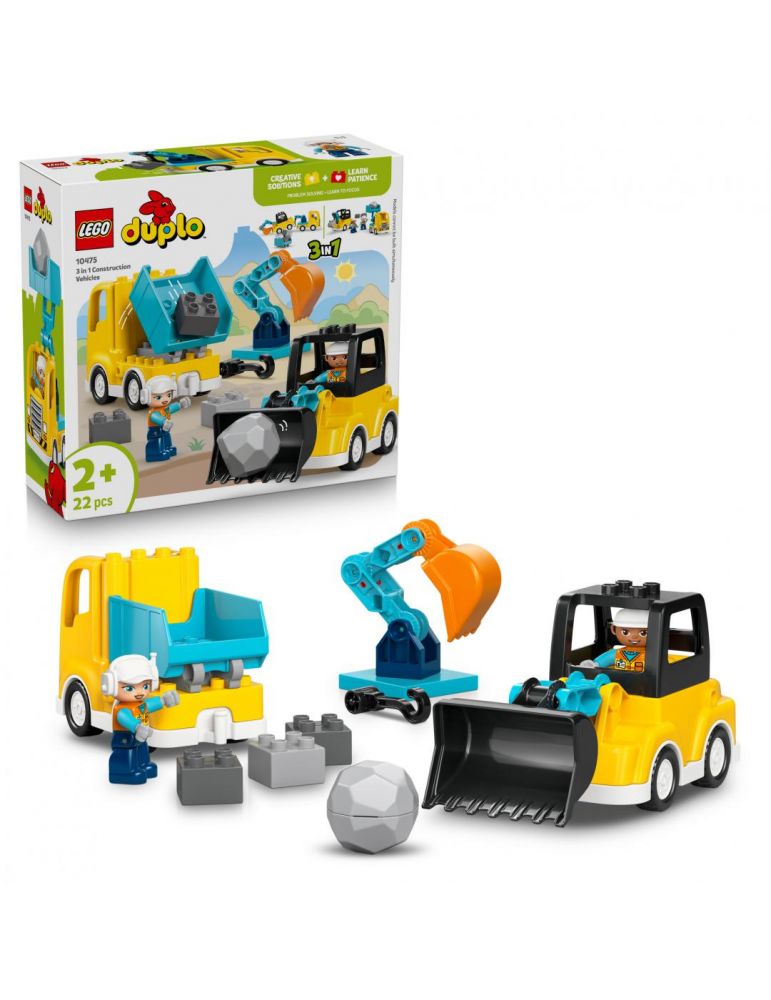 pavele de pus in curte VEHICULE DE CONSTRUCTII 3 IN 1 LEGO10475