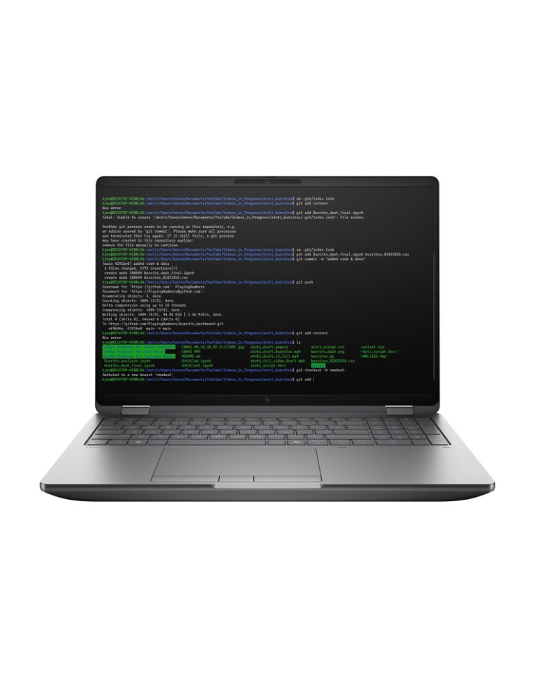 HP ZBook Fury G1i Intel Core Ultra 7 255HX Stație de lucru mobilă 40,6 cm (16") 2.5K 32 Giga Bites DDR5-SDRAM 1 TB SSD NVIDIA