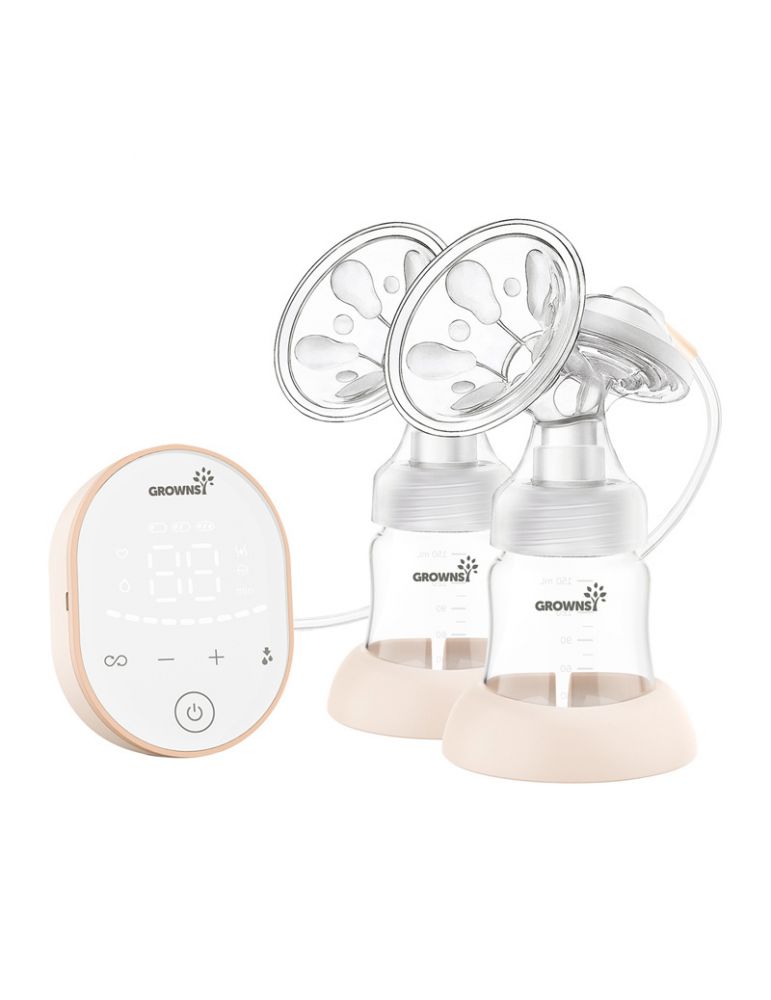 Breast Pumps Pompa dublă pentru sân Grownsy (roz)