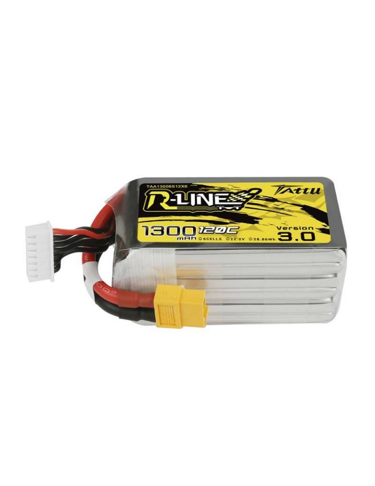 Toys Acumulator Tattu R-Line Version 3.0 1300mAh 22.2V 120C 6S1P XT60