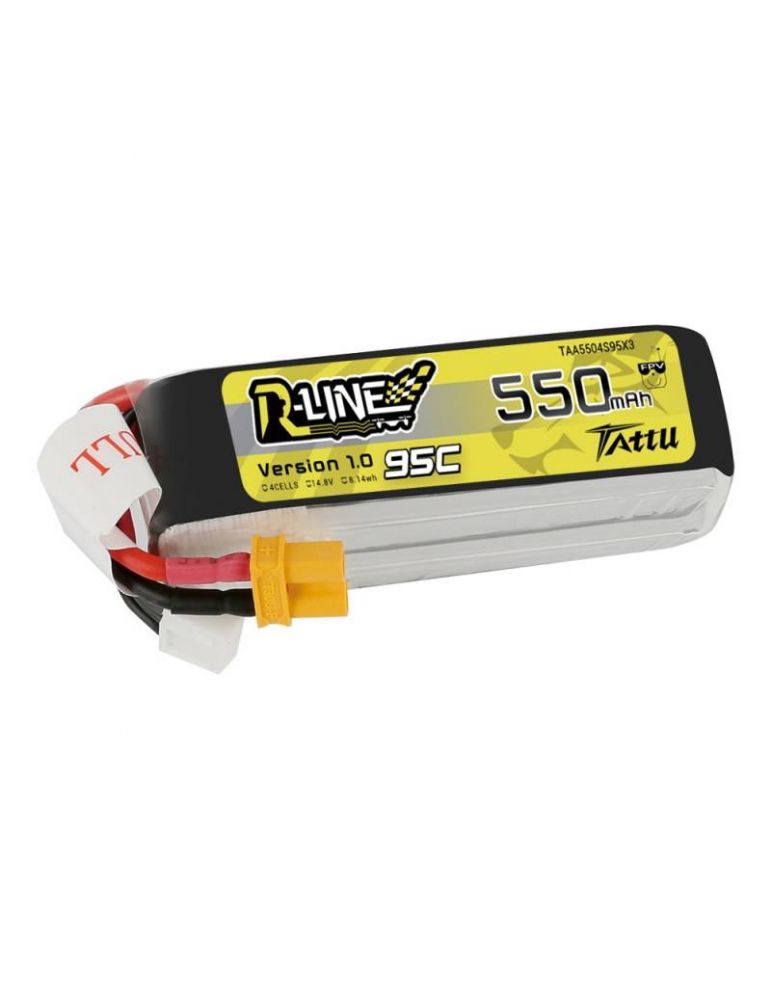 Toys Baterie Tattu R-Line 550mAh 14.8V 95C 4S1P