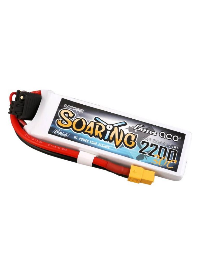 Toys Gens Ace G-Tech Soaring 2200mAh 7.4V 30C 2S1P XT60