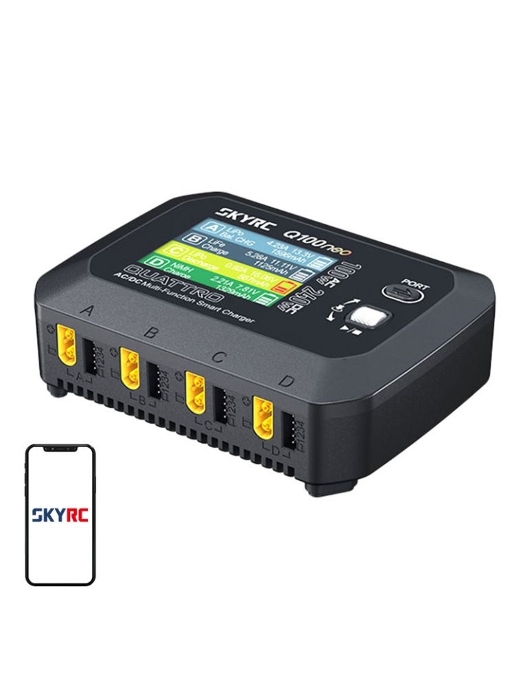 Încărcător inteligent multifuncțional SkyRC Q100neo AC/DC