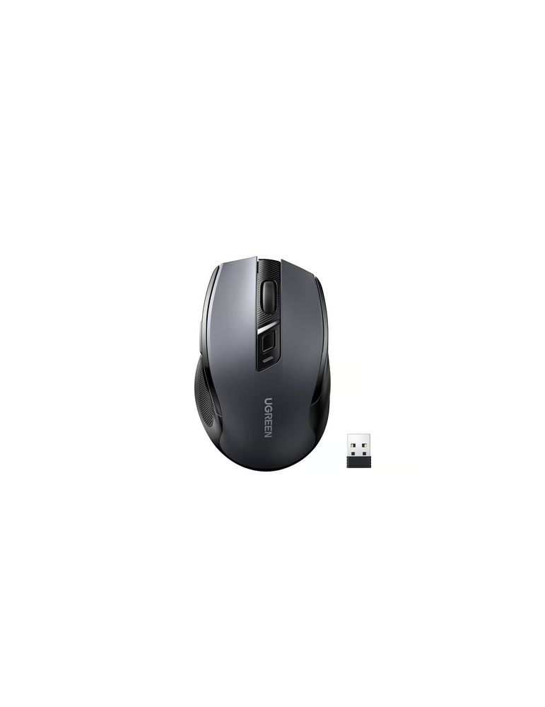 Mice & Trackballs MOUSE Ugreen, "MU006" PC sau NB, wireless 2.4GHz + Bluetooth, optic, 5/1 butoane/scroll, 4000 dpi, negru "90855" - 6957303898558