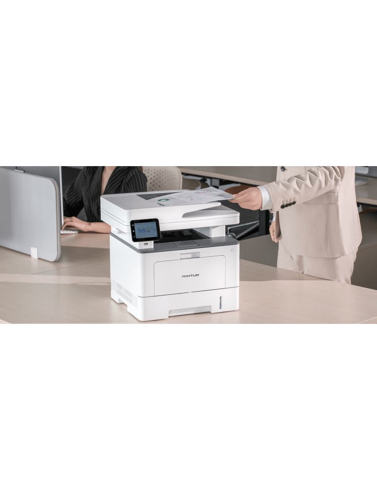 Print, Copy, Scan & Fax Multifunctional PANTUM BM5220ADW MONO, Dimensiune A4, Functi: Printare, Scanare, Copiere, Duplex automat, Viteza printare: 42ppm